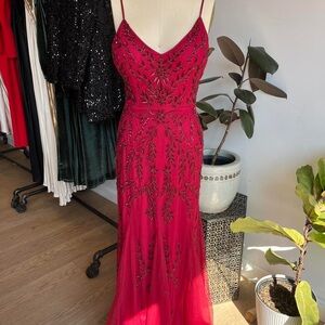 Dark Red Prom Dress